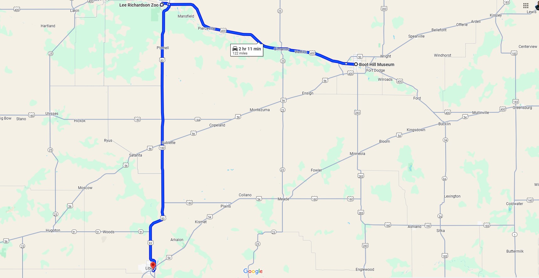 Southwest Luxury Trip Route
